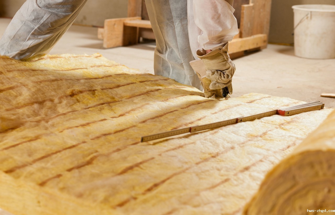 Glass wool cutting